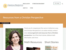 Tablet Screenshot of christianperspective.net